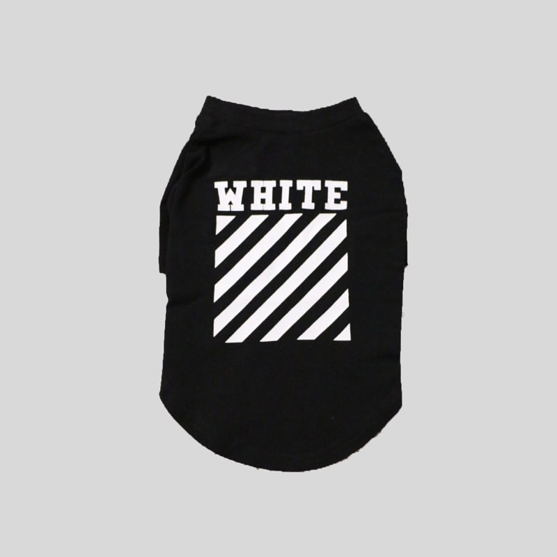 Camiseta Casual WOOF-WHITE