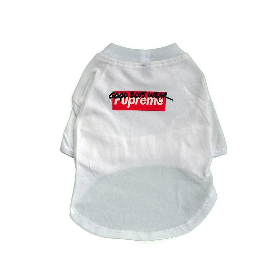 Camiseta Street Pupreme Blanco