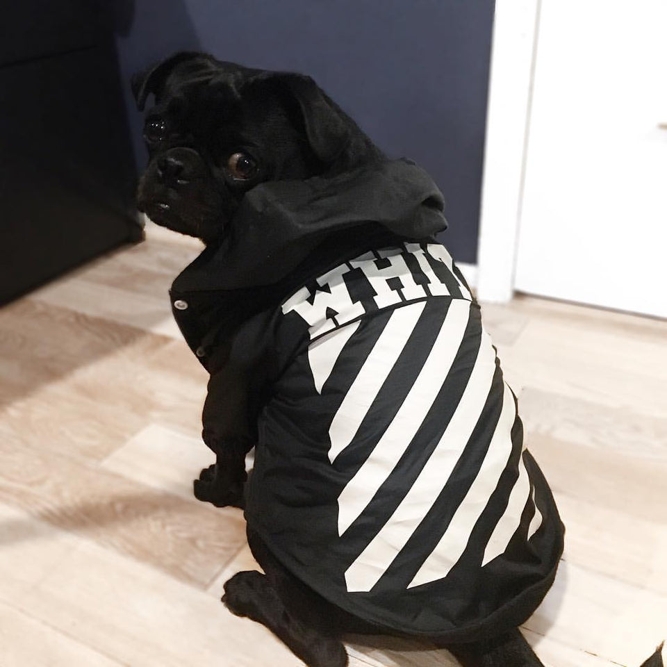 Impermeable WOOF-WHITE