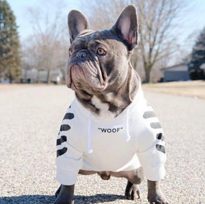 Sudadera Streetwear Woof Blanco