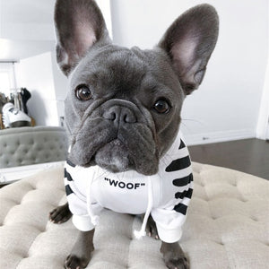 Sudadera Streetwear Woof Blanco