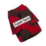 Camiseta Camo Streetwear Rojo