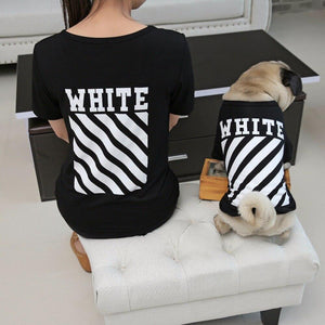 Camiseta Casual WOOF-WHITE