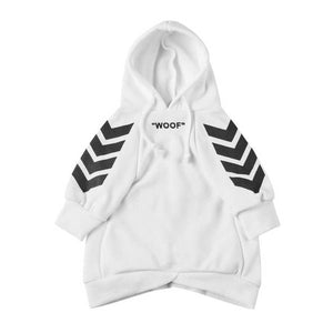 Sudadera Streetwear Woof Blanco